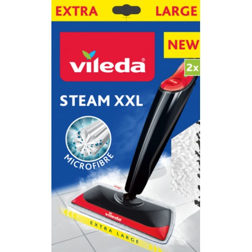 VILEDA Ersatzbezug Mikrofaserbezug 2x für Vileda Steam XXL Dampfreiniger 161717