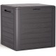 Prosperplast WOODEBOX Gartenbox Aufbewahrungsbox 58,5cm, 140l, Umbra MBWL140