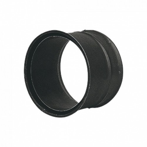 Rauchrohring - doppelwandiges Wandfutter O180 x 1,5 mm schwarz