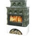 ABX KARELIE TV, Kachelofen mit Wärmetauscher 7 kW, Blech Einsatz, picasso