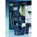 CURVER OCEANA 45L Wäschekorb für saubere Wäsche 57,1 × 37,1 × 27,1 cm, Blau 00521-Z99