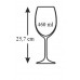 BANQUET Twiggy Crystal Weißweingläser 460 ml, 6er-Set, 02B4G004460