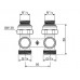 HEIMEIER DX Thermostatkopf + Anschlussverschraubung Vekotec Durchgangsform 1/2" DXVTECP12