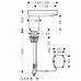 Elektronik-Waschtischmischer DN15, Batteriebetrieb 10175000