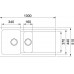 Franke Orion OID 651, 1000x510 mm, Tectonite-Einbauspüle, nussbraun 114.0286.464