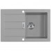 Franke SET T2 Tectonit Spüle SID611-78 grau + Küchenarmatur FN chrom 114.0508.062