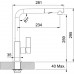 Franke Maris Auszugsbrause, Küchenarmatur, Chrom/Steingrau 115.0392.369