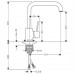 Einhebel-Küchenmischer DN15 14850000 chrom