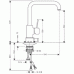 Einhebel-Küchenmischer mit integriertem Geräteabsperrventil DN15 14855000 chrom