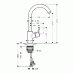 Hansgrohe Variarc Einhebel Küchenarmatur DN15 14870800 edelstahl-optik