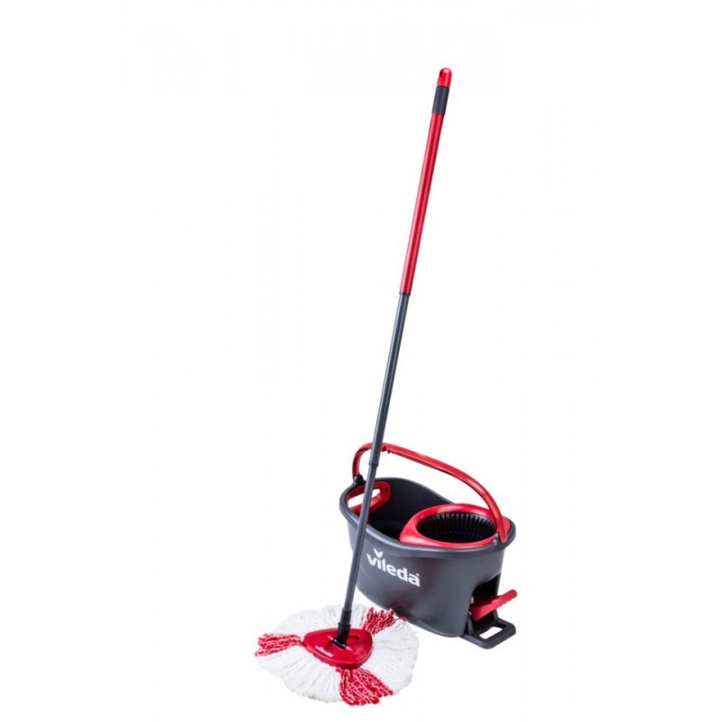 Serpillère Vileda Turbo EasyWring - Seau à Pédale - Microfibre - Nettoyage Facile