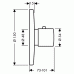 Highflow Thermostat Unterputz 15715000 chrom