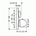 Hansgrohe Ecostat Start/Stop Thermostat Unterputz für Dusche 15740000 chrom