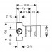Grundkörper Trio Universal Absperr- und Umstellventil Unterputz 15981180