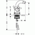 Zweigriff-Bidetarmatur DN15 17230090 chrom/gold-optik