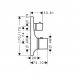 Hansgrohe AXOR Massaud Thermostat Unterputz mit Absperrventil 18745000