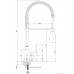 ALVEUS Küchenarmatur SALTO II chrom - Standarmaturr mit Schlauchbrause 2070601