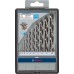 BOSCH 10-teiliges Metallbohrer-Set, Robust Line, HSS-G, 135°, 1–10 mm 2607010535