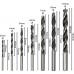 BOSCH X - PRO Holzbohrer-Set, 7-teilig, 3 - 10 mm, 2607017034