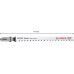 BOSCH EXPERT ‘Wood 2-side clean’ T 308 BP Stichsägeblatt, 3 Stück 2608900557