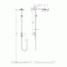 Raindance Connect 240 Showerpipe Brausenarm 460mm DN15 27164000