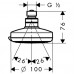 Croma 100 Vario Kopfbrause DN15 27441000 chrom