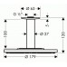 Raindance Tellerkopfbrause O180mm DN15 mit Deckenanschluss 27472000 chrom