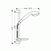 Hansgrohe Croma 3jet/Unica'S Set 650 mm 27751000