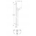 Hansgrohe PuraVida Unica Wandstange 900 mm DN15r 28331000