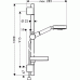 Hansgrohe Raindance S 100 Air 3jet / Unica'S Puro Set 900 mm 27880000