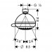 Crometta 85 Multi, 28425000 Kopfbrause DN15