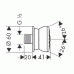 Bodyvette Stop Seitenbrause DN15 chrom/gold-optik 28467090 chrom/gold-optik
