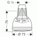 Croma 1jet Kopfbrause DN15 28492000 chrom