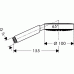 Hansgrohe Raindance S 100 AIR 1jet Handbrause DN15 28509800 edelstahl-optik