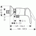 Hansgrohe Metris E Brausenmischer Aufputzarmatur chrom 31670000