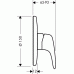 Hansgrohe METRIS E Einhebel-Brausemischer UP Chrom 31675000