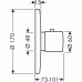 Hansgrohe AXOR STEEL Thermostat Unterputz edelstahl 35710800