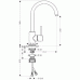 Hansgrohe Axor Uno2 Einhebel-Küchenarmatur edelstahl optik 38830800