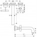 Hansgrohe Axor Citterio 3-Loch Waschtischarmatur chrom 39143000