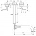 Hansgrohe Axor Citterio 3-Loch Wandarmatur chrom 39147000