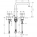 Hansgrohe Axor Citterio 3-Loch Waschtischarmatur mit langem Auslauf 39153000