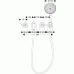 Hansgrohe Axor Citterio 3-Loch Wandarmatur mit Hebelgriffen 39448000