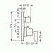 Hansgrohe Axor Citterio Thermostatbatterie mit Absperrventil mit Hebelgriff 39700000