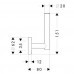 Hansgrohe Logis E/S Ersatzpapierhalter chrom 40517000