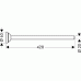 Hansgrohe Axor Carlton Handtuchhalter einarmig chrom 41420000