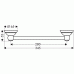 Hansgrohe Axor Carlton Haltegriff, 345 mm chrom 41430000