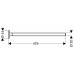 Hansgrohe Axor Uno2 Handtuchhalter 426 mm chrom 41520000