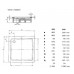 Kaldewei DuschPlan Rechteck Duschwanne weiß 80x80x6,5 440500010001