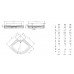 Kaldewei FONTANA 594-1 Duschwanne 80 x 80 x 2,5 cm, weiß 444800010001