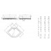 Kaldewei Fontana 564-2 mit Styroporträger 90x90x2,5